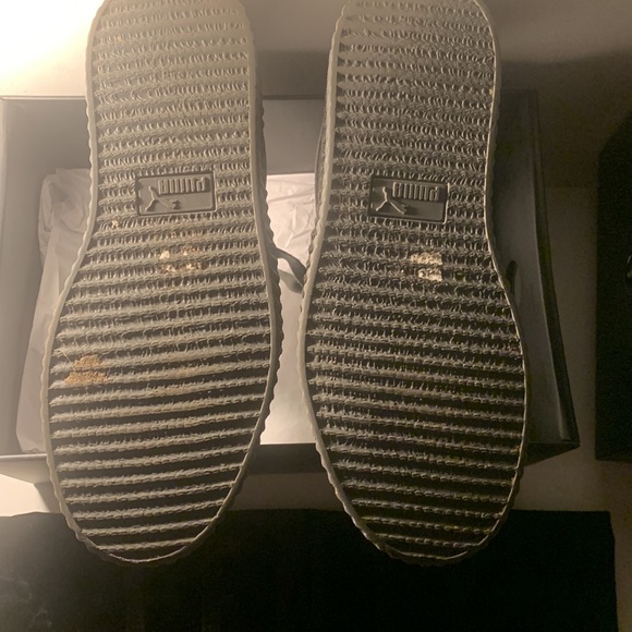 Grey Velvet Puma Creepers-Fenty (Used)** - Picture 3 of 5